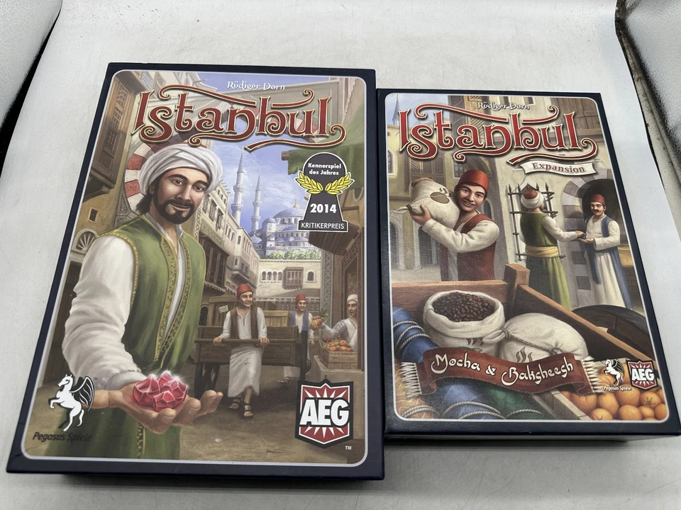Juego de Mesa Estambul Completo + Expansión Mocha & Baksheesh (NiOB) AEG Foto 1 de 4