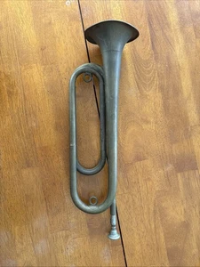 Rexcraft Vintage Brass Official BSA Bugle Boy Scouts of America With BSA Knife - Picture 1 of 13