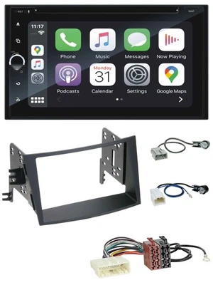 Blaupunkt 2DIN Bluetooth DAB USB DVD MP3 Autoradio für Subaru Legacy Outback ab - Bild 1 von 4