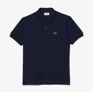 Camisa Polo Lacoste Para Hombre Calce Clásico L.12.12 Jaspeado Piqué Azul Marino $110 NUEVA 5 L - Imagen 1 de 7