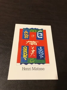 UNPOSTED ART 4 X 6 POSTCARD - HENRI MATISSE - THE RED CROSS - Picture 1 of 2