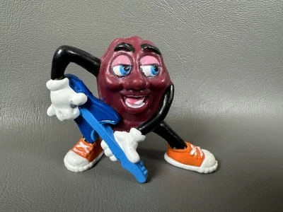 California Raisins Hardees Series #2 1988 F.F. Strings Blue Guitar Orange Shoes - Image 1 of 4