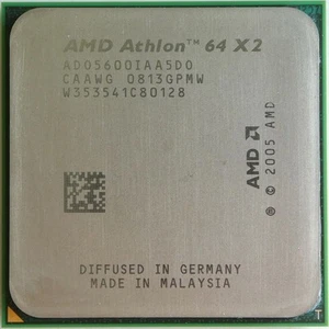 Processor Cpu Socket Am2 Ad05600Iaa5D0 Athlon 64 X2 5600+ Dual Core 2.60GHz - Picture 1 of 6