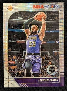 2019-20 NBA Hoops Premium Stock LeBron James Los Angeles Lakers Pulsar Prizm #87 - Picture 1 of 3