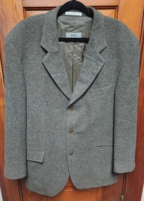 HUGO BOSS Easy Line Mens Suit Coat Jacket Saks Fifth Avenue Size 44 Italy - Image 1 of 4