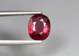 2.50 CTS_UNIQUE COLLECTION_100 % NATURAL REDDSIH PINK RHODOLITE GARNET_SRI LANKA - Picture 1 of 3