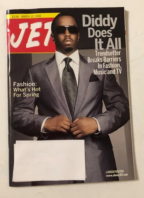 Vintage Jet Magazine SEAN “DIDDY” COMBS  March 10, 2008 - Image 1 of 4