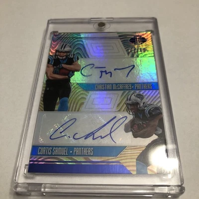 2017 Panini Illusions Christian Mccaffry/ Curtis Samuel Duel Rookie Auto /15 - Image 1 of 3