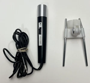 Vintage Realistic Small Microphone with Holder Made in Japan Plug In - Zdjęcie 1 z 10