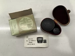 Juego de teleobjetivos auxiliares vintage Sun - MODELO 66 - Lentes, estuche y caja Japón - Imagen 1 de 16