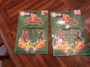 2 MIGHTY MORPHIN POWER RANGERS COLLECTABLE MAGNETS TASMFORT NO.3011 - Picture 1 of 3
