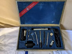 Instrumentos e instrucciones de diagnóstico dental Burton's 1945 raros dentista Chicago - Imagen 1 de 13