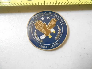 RARE AMBASSADOR US ARMY RESERVE COMBAT MILITARY CHALLENGE COIN - Picture 1 of 3