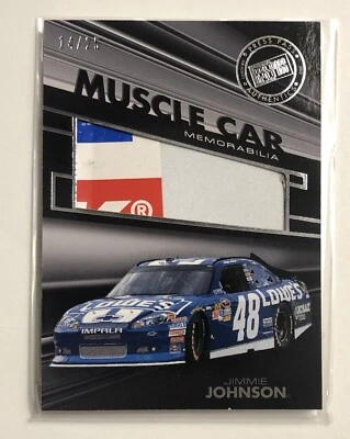 2012 Press Pass Jimmie Johnson Muscle Car /25 Race Used Sheet Metal #MC-JJ - Image 1 of 2