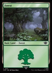 Magic LOTR Basic Lands - Forest L 0271 - Imagen 1 de 1