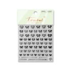 Embossed Stickers Diamond Bow Nail Decals Diamond Bow Nail Decorations  Girls