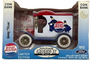 1:24 Ford Limited Edition Gearbox Toy PEPSI COLA Money box Coin Bank Diecast - Picture 1 of 3
