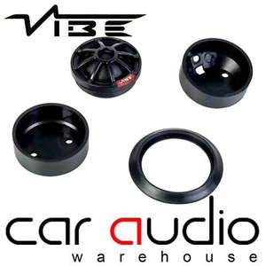 Vibe Slick 1 25mm 1 inch 150 Watts Silk Dome Car Audio Tweeters (Pair) - Picture 1 of 1