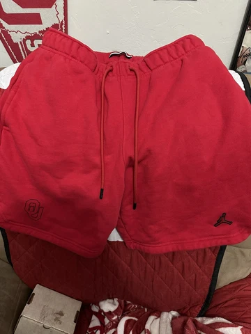 Oklahoma Sooners Jordan Nike Sweat Shorts Medium Cover
