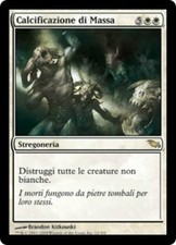 1X Mass Calcify Shadowmoor NM/EX Italian MTG CARD