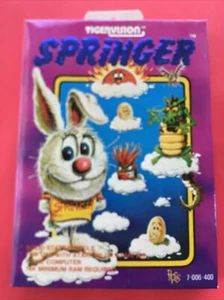 Springer (Atari 400/800/XL/XE, 1983, TigerVision) getestete Spielkassette, CIB! - Bild 1 von 20