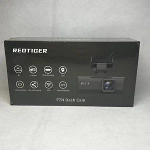 Cámara de tablero REDTIGER 4K F7N delantera/trasera, WiFi GPS cámara de tablero doble - Imagen 1 de 4
