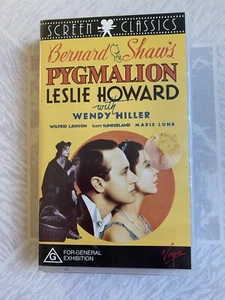 PYGMALION - LESLIE HOWARD, WENDY HILLER - VHS - PAL - PRE-OWNED - Picture 1 of 2