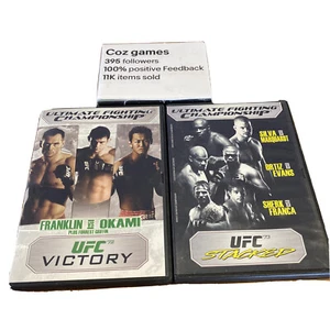 UFC Ultimate Fighting Championship 72 Victory & 73 Stacked DVD’s Region0 USA - Picture 1 of 15