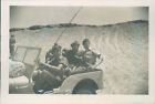 1950s British Army Egypt Royal artillery in jeep  3.75*2.5"