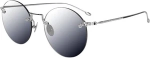 John Varvatos Sunglassses V525 51mm Gunmetal Silver Mirror - Made in Japan - Picture 1 of 2