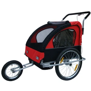 #bNEW RED BIKE BICYCLE TRAILER STROLLER JOGGER KIDS CHILDREN - Picture 1 of 1