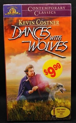 NEW Dances With Wolves VHS 1999 Kevin Costner MGM Contemporary Classics - Image 1 of 4
