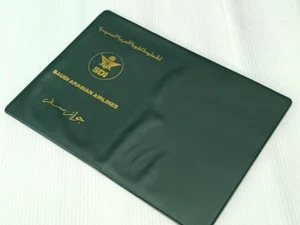 Vintage Saudi - Saudia Airlines Passport Brieftasche 1973 (Original) - Bild 1 von 6