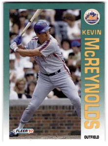 Kevin McReynolds 1992 Fleer #512 New York Mets - Picture 1 of 2