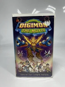 Digimon the Movie - Fox Kids VHS - CLAMSHELL (2000) - Vintage Anime Movie - Picture 1 of 3