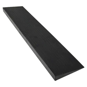Schwarze rutschfeste Vollgummi Schwellenrampe 5,9" x 35,4" x 0,8" 11000 Pfund Last - Bild 1 von 19