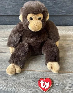 Peluche Ty Classic Chuckles the Monkey 1996 de colección 14" etiqueta 7303 separada - Imagen 1 de 8