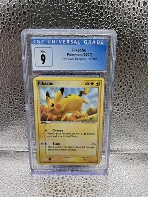 2007 POKEMON EX POWER KEEPERS #57 PIKACHU CGC 9 - Image 1 of 2