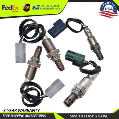 4PCS Oxygen 02 Sensor Up+Down For 2008-2010 Nissan Frontier 4.0L 2344313 2344297 Foto 1 de 4