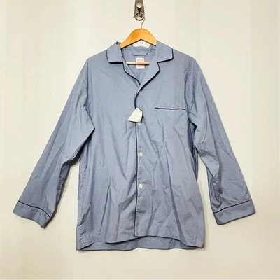 Brooks Brothers Pijama Top Paño Ancho Camisa para Dormir Abotonada Azul Para Hombre Talla M Nuevo con Etiquetas Foto 1 de 4