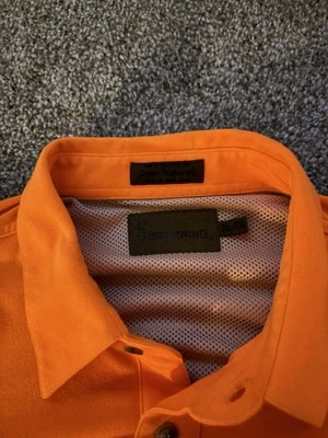 Browning -Blaze orange 100%  Vented Button Down Hunting - Image 1 of 3