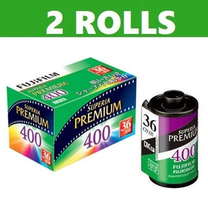 (EXP: 2027) 2 Rolls Fuji Fujifilm PREMIUM 400 ISO 36exp 35mm Color Negative Film - Picture 1 of 6