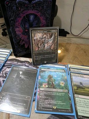 Atraxa, Praetors' Voice Custom 100 EDH Deck Fan Art MTG Proxies Sleeves And Box - Image 1 of 4