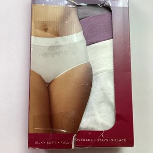 4 Pair Carole Hochman Ladies' Seamless Brief Multipack Size Large - Open Box New - Picture 1 of 7
