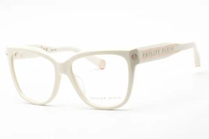 PHILIPP PLEIN VPP051M 03GF Eyeglasses Shiny Cream Frame 55mm - Picture 1 of 4