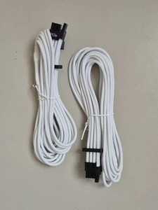 Corsair Premium Sleeved PCIe Single-Kabel, Doppelpack (Gen 4) - - Afbeelding 1 van 3