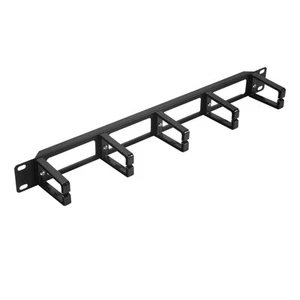 19 1U Rack SchräNke Câble Gestion Réseau Organisateur Creux Métal 5162 - Photo 1/2