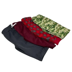 Pantalones deportivos para bebé niño - 4 pares, gris, borgoña, rojo y camuflaje - talla 3 - 6 meses - Imagen 1 de 6