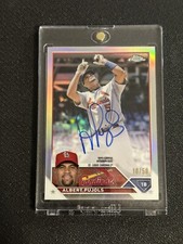 2023 Topps Chrome Albert Pujols Legends Refractor Auto # /50 - Delight Exclusive