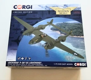 Corgi 1/72 P-38G Lightning 347th FG 339th FS Miss Virginia Op Vengeance AA36615 - Picture 1 of 6